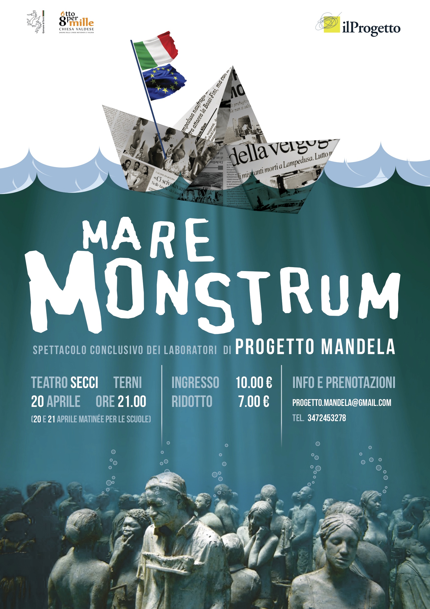 Mare Monstrum – Spettacolo conclusivo dei laboratori di Progetto Mandela