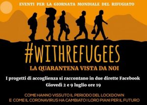 #withrefugees                                        La quarantena vista dai migranti