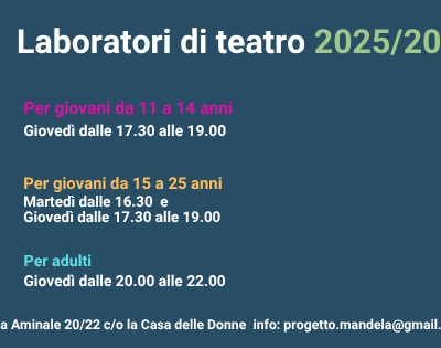 Laboratori 2025/2026 Progetto Mandela