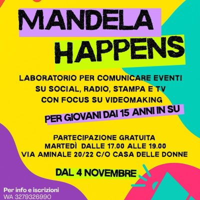 'Mandela Happens' nuovo laboratorio di comunicazione
